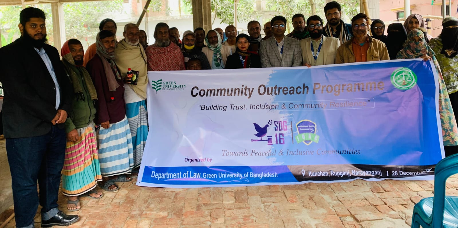 SDG-16 Outreach Programme with Kanchan Local Community at Kanchan Pauroshava