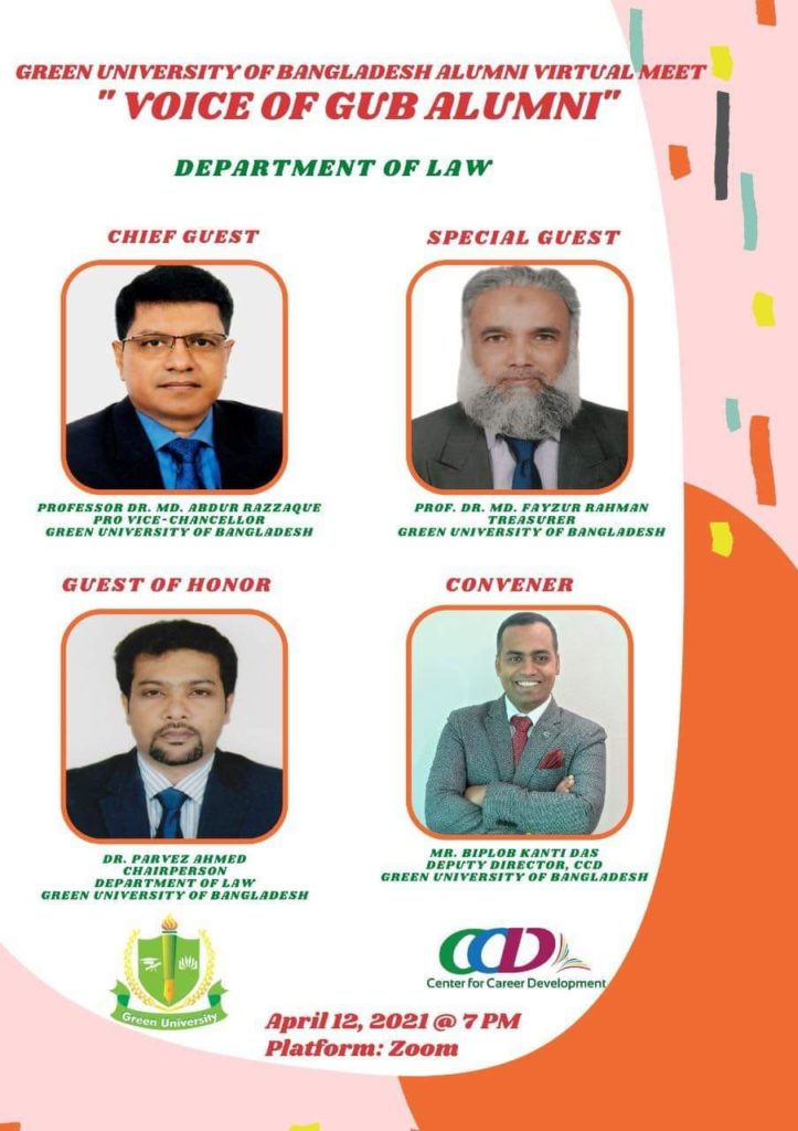 Successful Completion of the Event Titled “Voice of GUB Law Alumni”