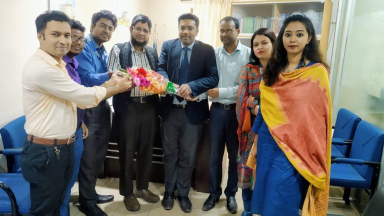 GUB Law Warmly Greeted Professor Dr. M. Abdul Hannan, Chairman, Department of Law, University of Rajshahi .